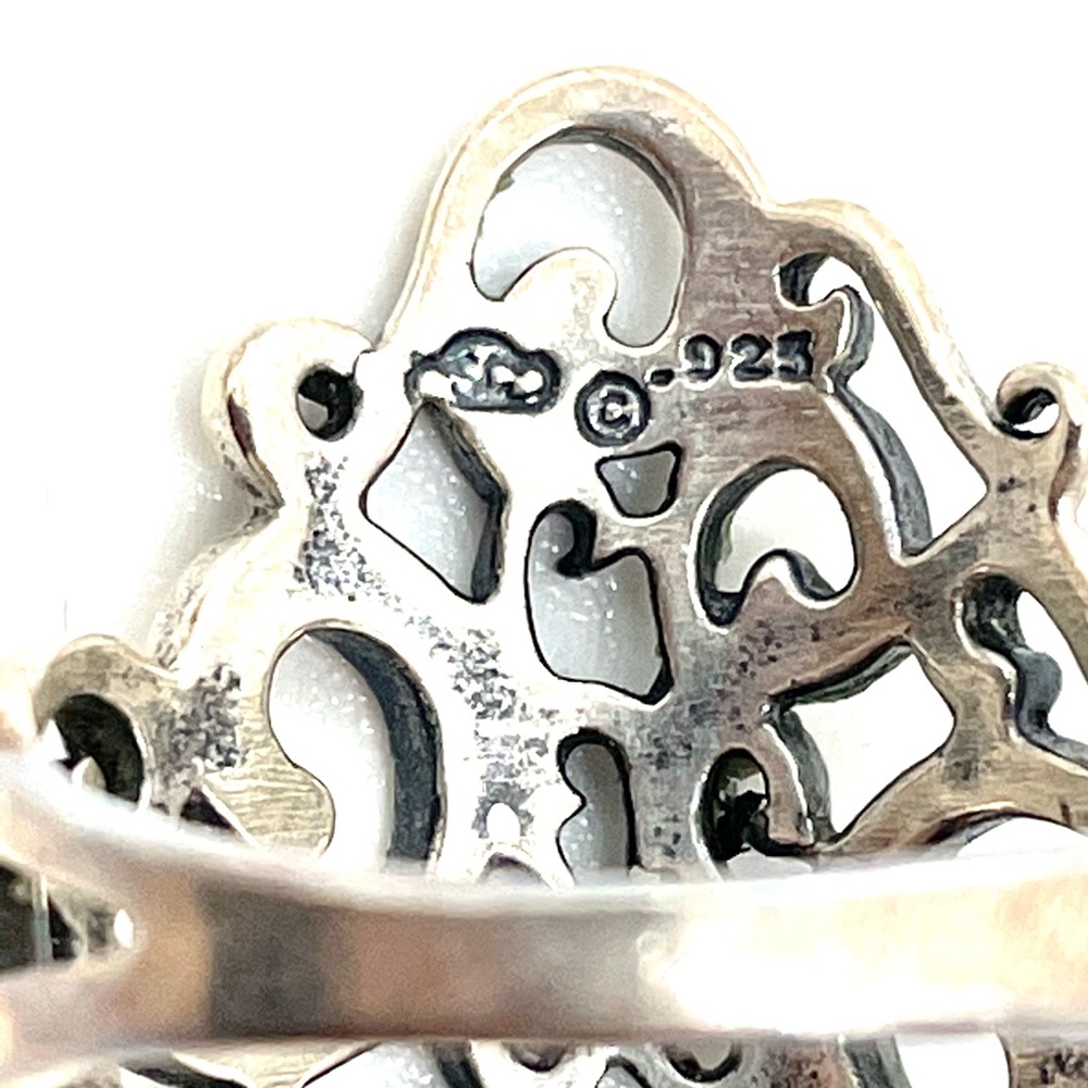 Silver Cloud Sterling Silver Scroll Work Ring - image 5